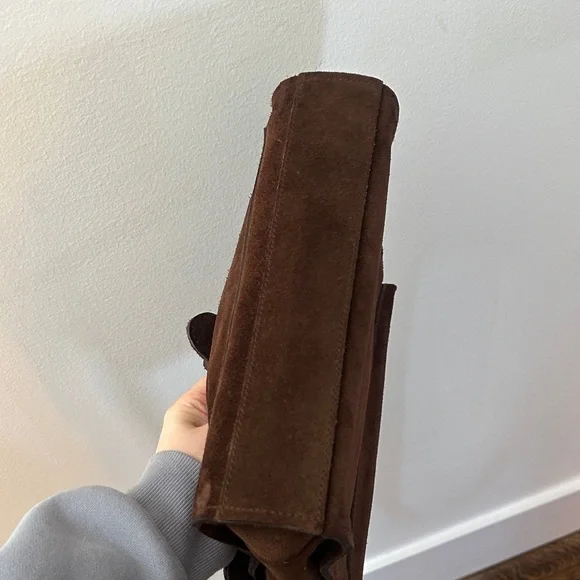 Vintage Suede Ralph Lauren Messenger Bag - Picture 5 of 9